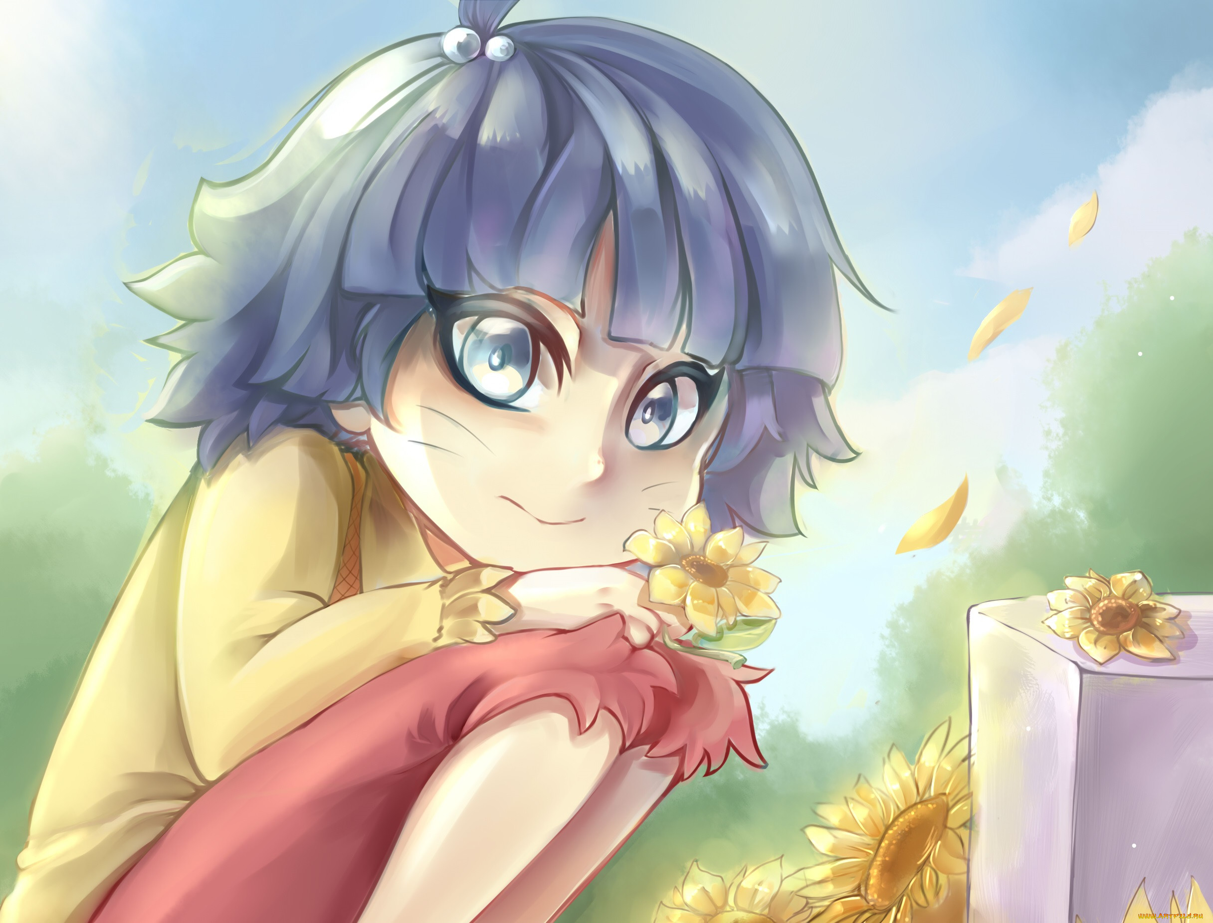 , naruto, uzumaki, himawari